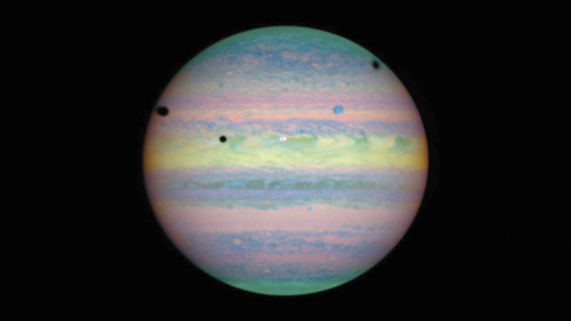 Eklipse hirukoitza, Jupiterren
