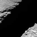 67 P kometaren azalean da Rosetta zunda
